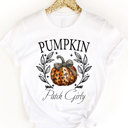 Small White Pumpkin Patch Girly Graphic Tee