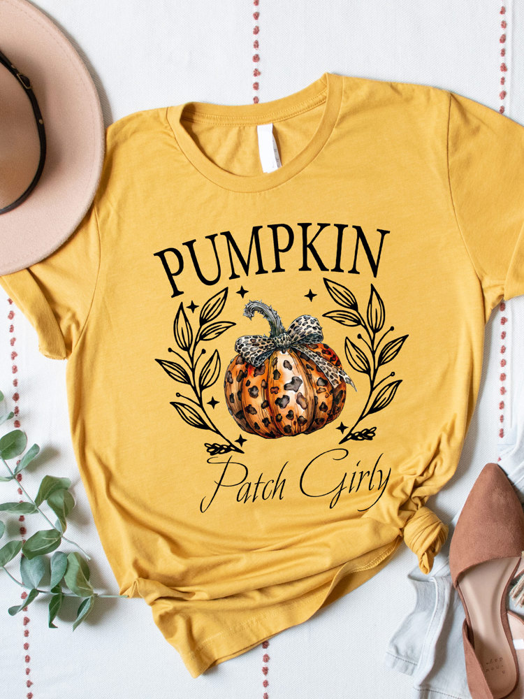 Pumpkin Patch Girly Graphic Tee