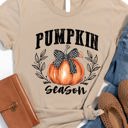 Small Tan Pumpkin Season Graphic Tee