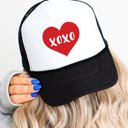  Red Heart XOXO Trucker Hat