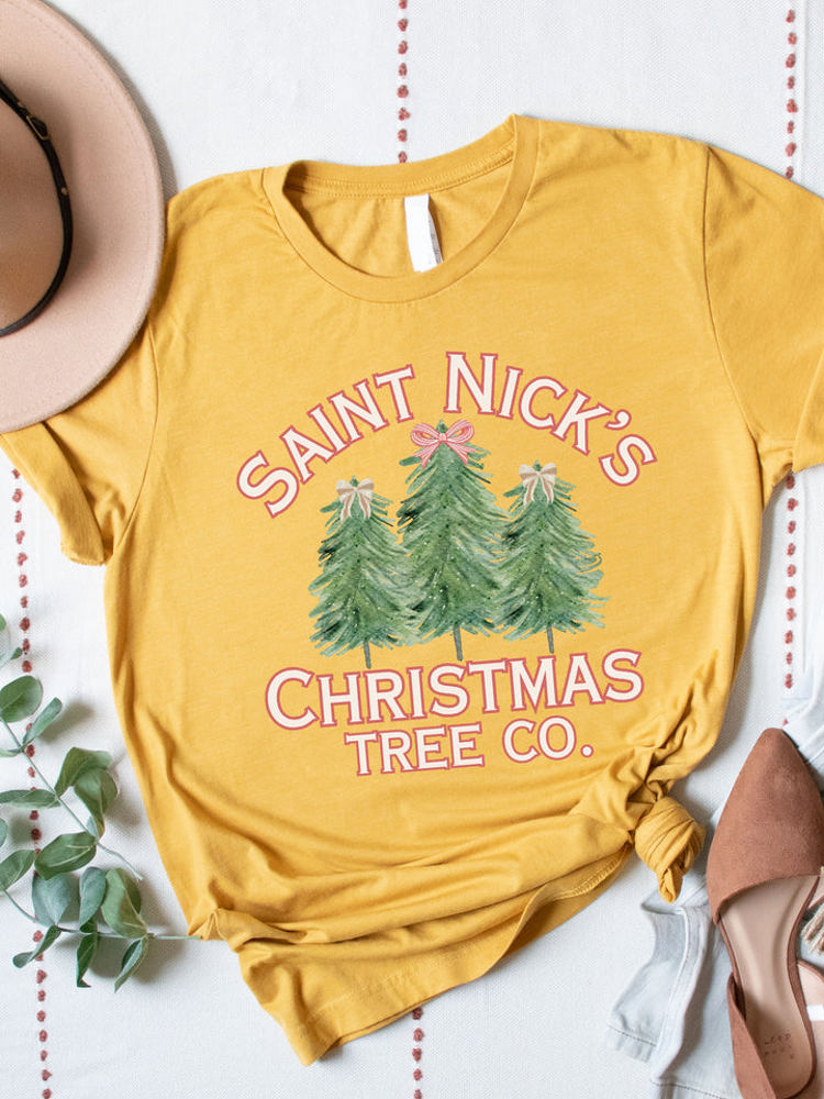 Saint Nicks Christmas Tree Co. Graphic Tee