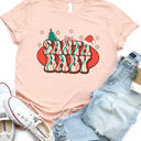  Santa Baby Retro Graphic Tee