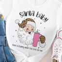  Leave a Stanley under the tree Boujee Santa Baby Graphic Tee