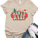  Santa Baby Retro Graphic Tee