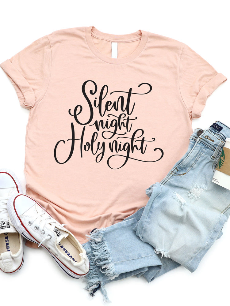 Silent Night Holy Night Graphic Tee