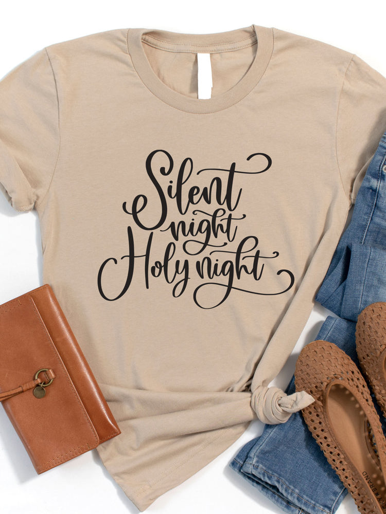 Silent Night Holy Night Graphic Tee