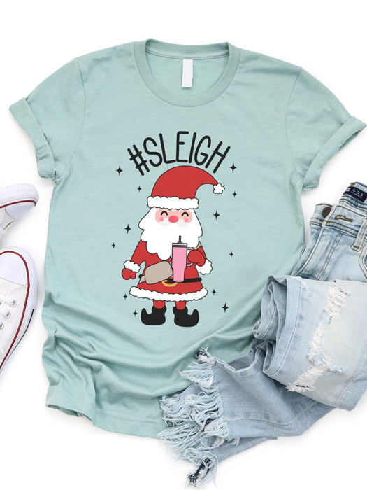 #Sleigh Santa (Boujee Santa) Graphic Tee