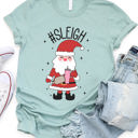 Small Slate #Sleigh Santa (Boujee Santa) Graphic Tee