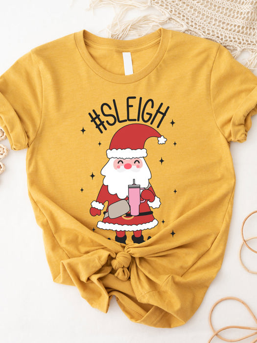 #Sleigh Santa (Boujee Santa) Graphic Tee