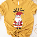 Small Yellow #Sleigh Santa (Boujee Santa) Graphic Tee