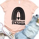 Small Peach Spooktacular Teacher Graphic Tee