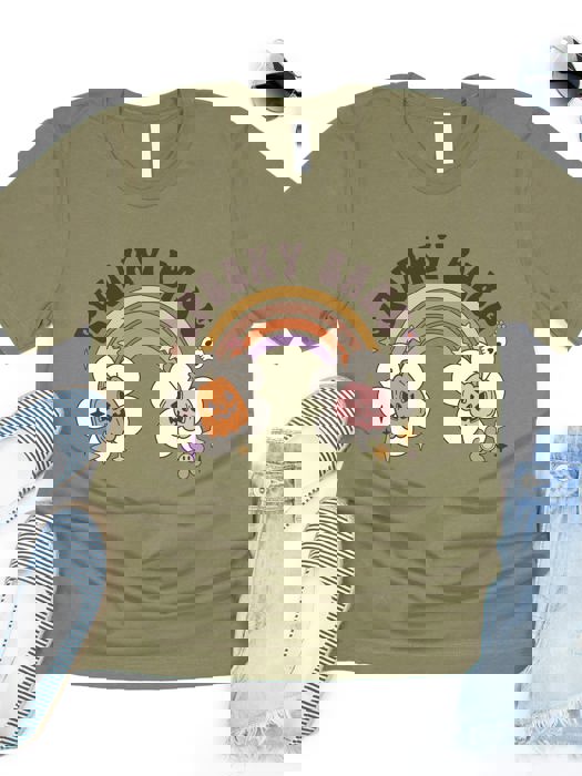 Spooky Babe Rainbow Graphic Tee
