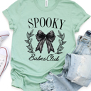 Small Slate Spooky Babes Club Graphic Tee