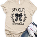 Small Tan Spooky Babes Club Graphic Tee