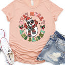  Stay Merry & Bright Snowman Graphic Tee