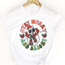  Stay Merry & Bright Snowman Graphic Tee