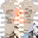 Small Tan Stuffing My Turkeys With Knowledge #Teacher Graphic Tee