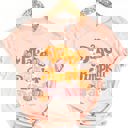 Small Peach Take Me To The Pumpkin Patch Graphic Tee