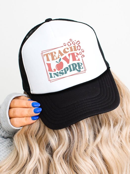 Teach Love Inspire Trucker Hat