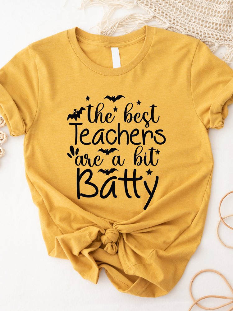 A little Batty - Teacher Graphic Tee