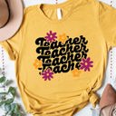 Small Yellow Teacher Daisy Graphic Tee