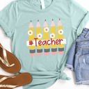  #Teacher Pencils Graphic Tee