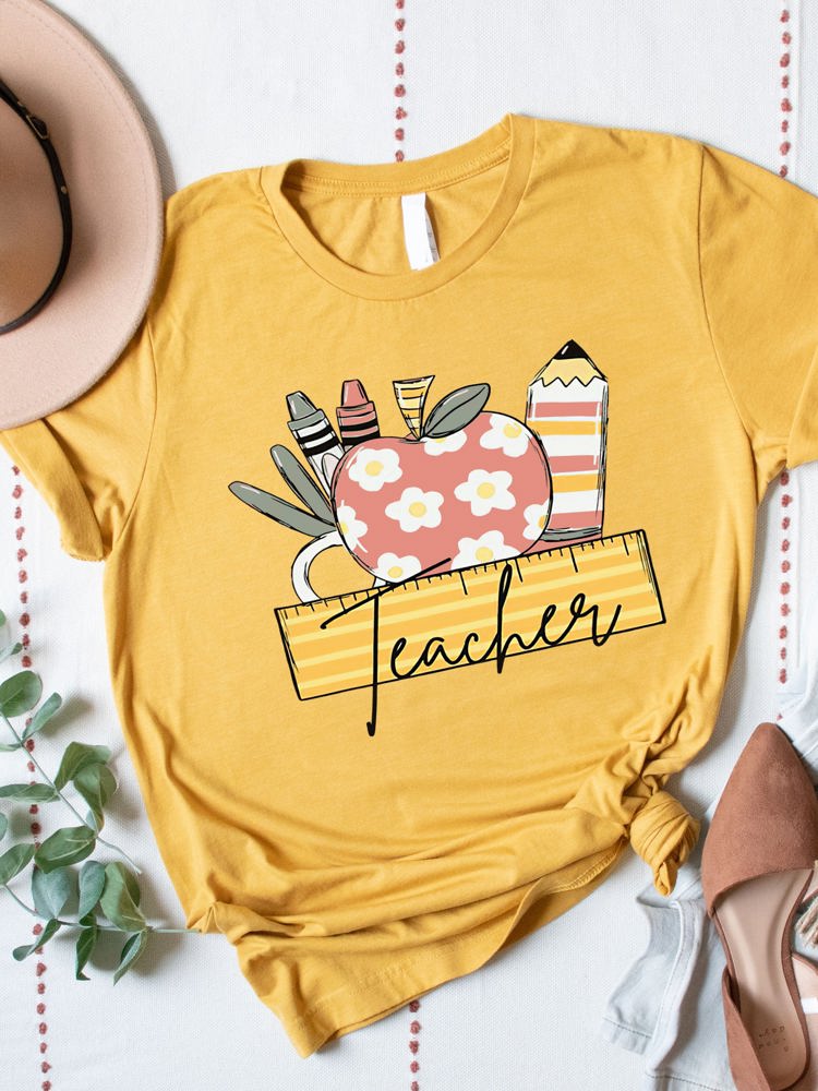 Teacher Ruler Graphic Tee