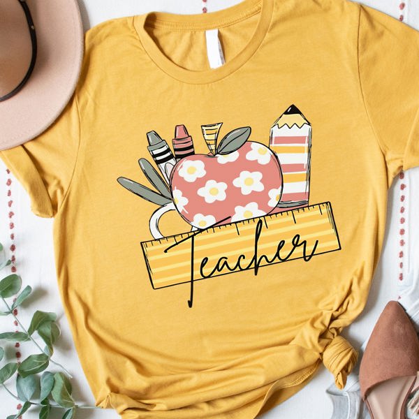 Teacher Ruler Graphic Tee