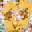  Thankful Cheetah Heart Graphic Tee