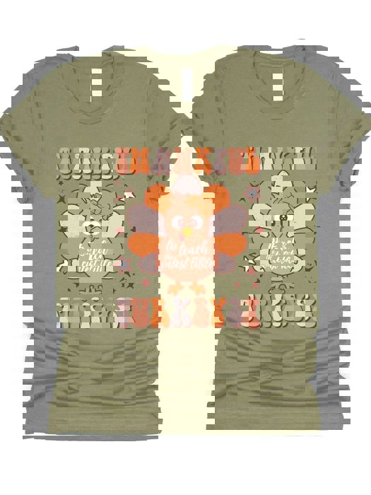 Thankful To Teach The Cutest Little Turkeys Graphic Tee