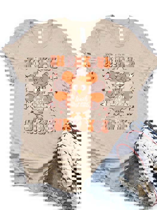 Thankful To Teach The Cutest Little Turkeys Graphic Tee