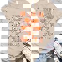 Small Tan Thankful To Teach The Cutest Little Turkeys Graphic Tee