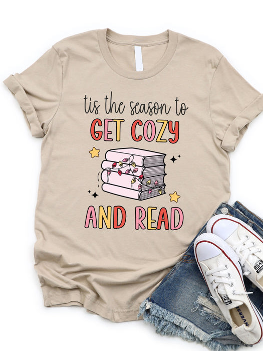 Tis the Season to get Cozy and Read Graphic Tee