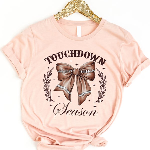 Touchdown Season Coquette Graphic Tee