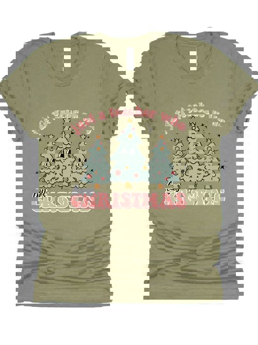 Just A Teacher Who Loves Christmas Graphic Tee