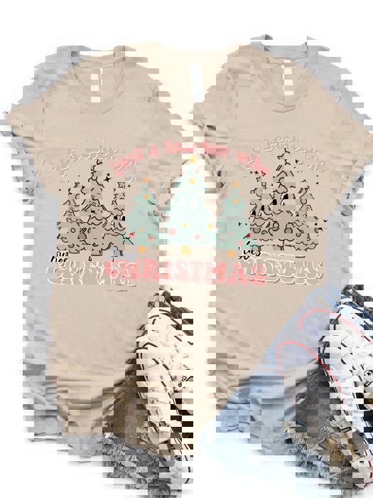 Just A Teacher Who Loves Christmas Graphic Tee