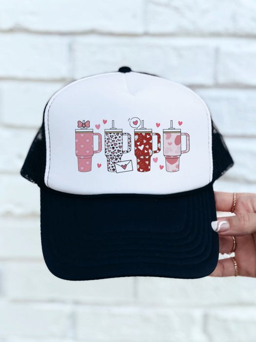 Valentine Patterned Stanleys Trucker Hat