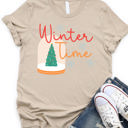  Winter Time Snow Globe Graphic Tee