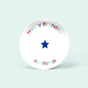 Plate Personalized Birthday Plate  - Star - Custom Plate for Boys - Birthday Keepsake