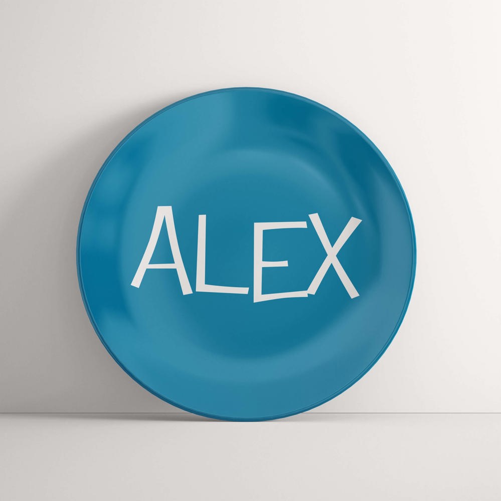 Personalized Plate - Color - Birthday Plate