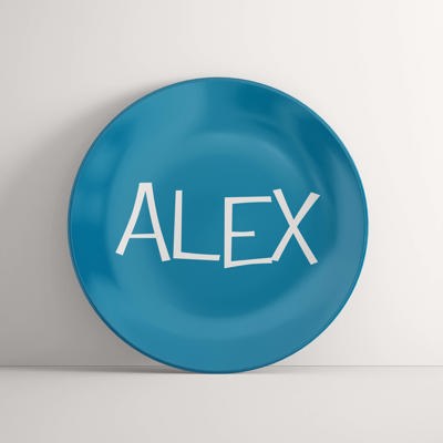 Personalized Plate - Color - Birthday Plate