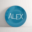  Personalized Plate - Color - Birthday Plate