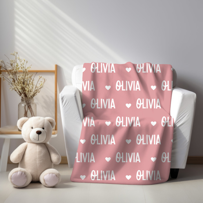 Personalized Blanket Soft | Furry Fleece Baby Swaddle |Custom Blanket | Name Blanket | Hospital Picture Blanket |Personalized Gift