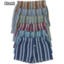 L 6 Pack: Assorted Boy's Multi-Item Pack Of Cotton Striped Print Boxer Shorts