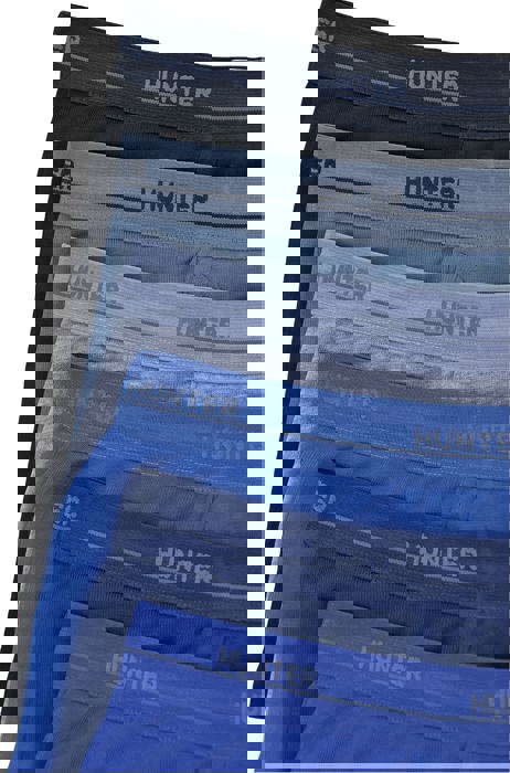 Men's Multi-Item Pack of Solid Colored Cotton Blend Boxer Briefs