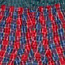 6 Pack: Assorted Large Men's Multi-Pack of Loose Fit Tartan Plaid Boxer Shorts w/Button Fly