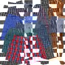 3 Pack: Assorted Large Men's Multi-Pack of Loose Fit Tartan Plaid Boxer Shorts w/Button Fly