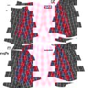 3 Pack: Assorted Large Men's Multi-Pack of Loose Fit Tartan Plaid Boxer Shorts w/Button Fly