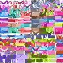 12 Piece: Racerback Top & Matching Bottom 12 Piece: Racerback Top & Matching Bottom Girl's 12 Piece set of 6 Matching Racerback or Cami Tops and Bottoms