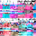12 Piece: Cami Top & Matching Bottom 12 Piece: Cami Top & Matching Bottom Girl's 12 Piece set of 6 Matching Racerback or Cami Tops and Bottoms